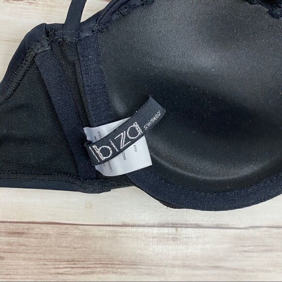 Ibiza Bikini Top Black, Halter Top Small swim - Picture 6 of 8